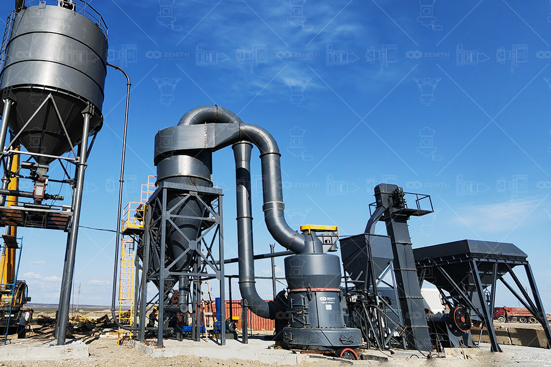 Complete sand and powder production line layout